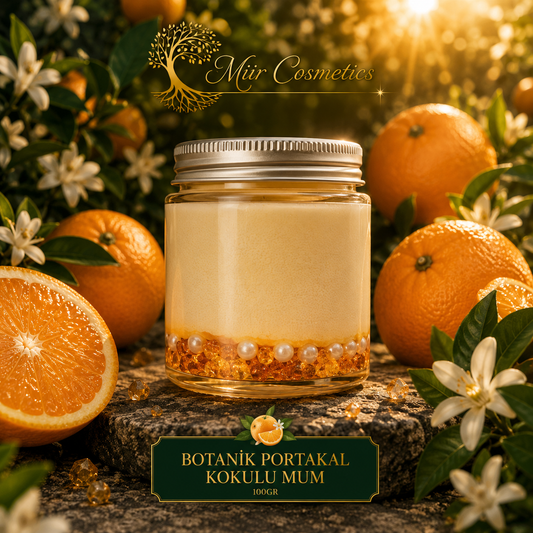 Mür Botanik Portakal Kokulu Mum - 100 Gram