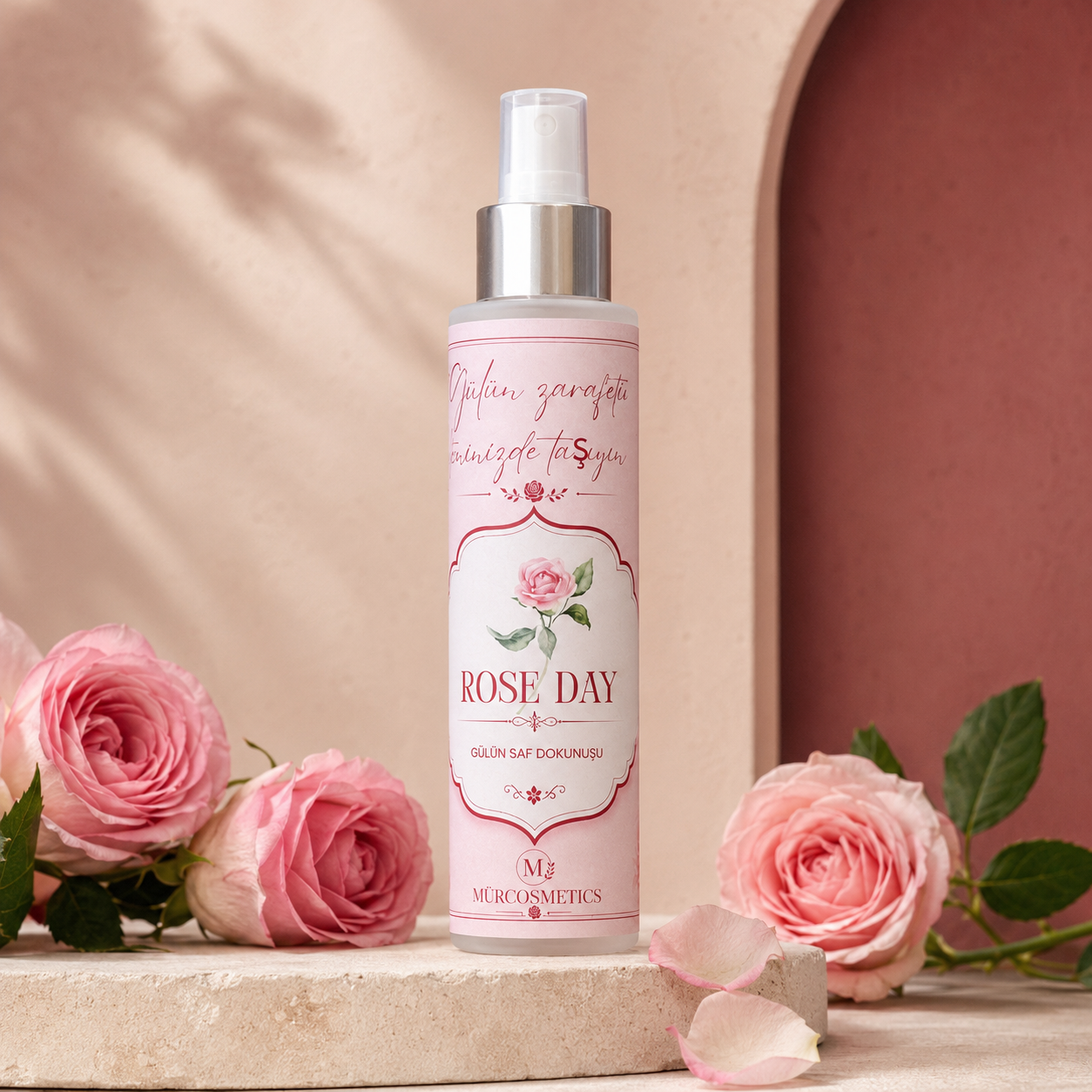%100 Doğal Saf Gül Suyu 200Ml