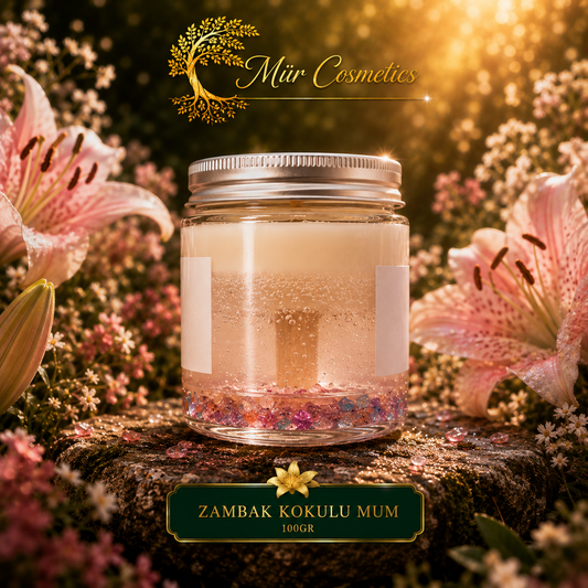 Mür Zambak Kokulu Mum - 100 Gram