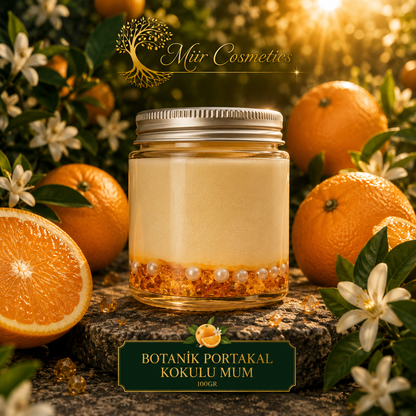 Mür Botanik Portakal Kokulu Mum - 100 Gram